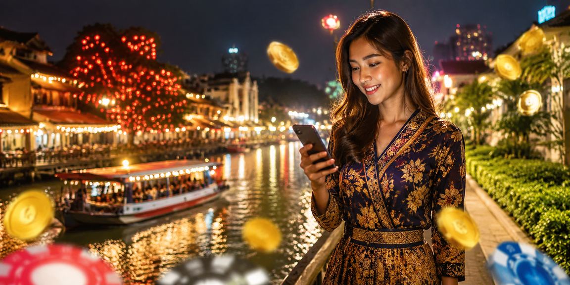 Promosi lotri dan kasino sempena perayaan di Melaka Malaysia